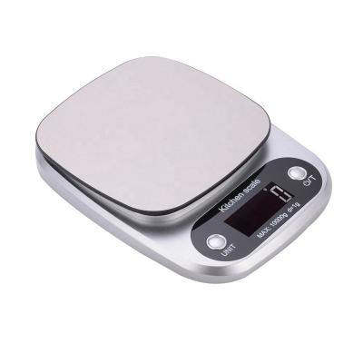 China With Tray High Quality 10kg/1g Household Food Weighing ScaleStainless Steel Kitchen Kitchen Digital Electronic Weight Scale for sale