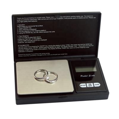 China High Precision LED LCD Digital Display Portable Electronic Jewelry Scale Pocket Gold Jewelry Medicine Weight Gram Scale P4 for sale