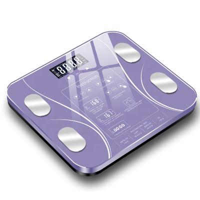 China Digital Glass ABS Weighing Bathroom Scale 290x265x23mm for sale