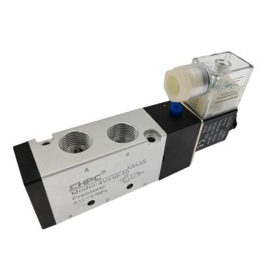 Китай High Quality Hotels 5/3 Way 5/2 Way 4V300 Series 4V310-10 Solenoid Valve G3/8 Type AC220V DC24V AC110V DC12V Airtac продается