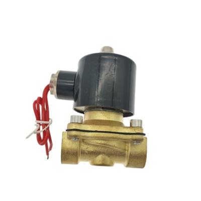 中国 Factory Wholesale Electric Control Water Solenoid Valve Normally Closed Brass Valve 2W160-15 販売のため