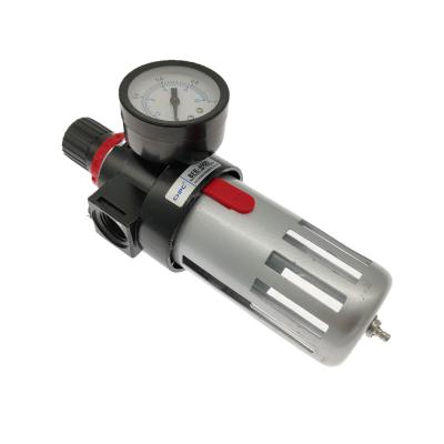 China Building material shops air filter regulator, G1/2 BFR4000 air source gas treatment unit filter pressure regulator with gauge for sale