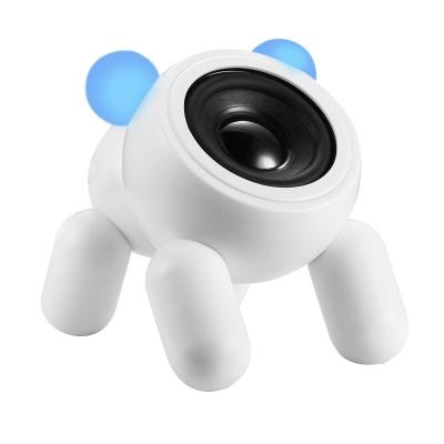 China Direct AirPlay AS1 Puppy Led Audio Stereo With Sound Mic Bookshelf Portable Wireless Bass Table Dog Speaker for sale