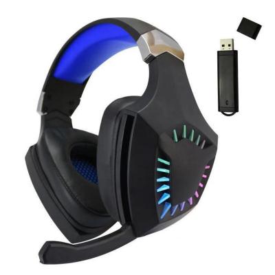 China GW1 Factory Headband Microphone Earphone 2.4g Gamer Low Latency Ps5 Mic Rgb Usb 7.1 Gamer Wireless Gaming Headset for sale