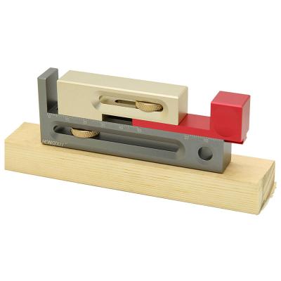 China Easy To Use Slotting Adjuster Table Saw Adjuster Mortise And Tenon Block Length Mobile Woodworking Measuring Tools for sale