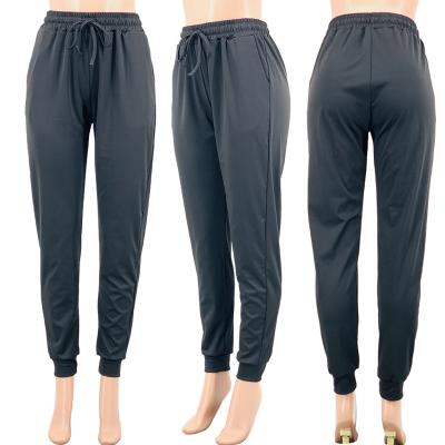 China Wholesale Seller Mid Waist Clothing Anti-wrinkle Woman Elastic Trotter Pants Legging Plus Size Sweatpants Women for sale