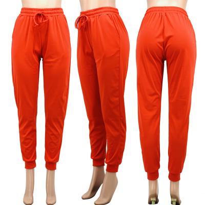 China wholesaler Anti-wrinkle woman clothing legging plus size sweatpants women mid waist elastic jogger pants for sale