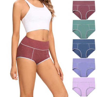 China Antibacterial Hot Selling Antibacterial Women's Plus Size Underwear Soft Breathable Body Shaper High Waist Cotton Briefs for sale