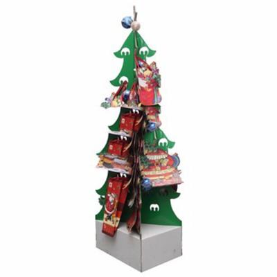 China Recyclable Paper Custom Wholesales Christmas Decoration Cardboard Paper Christmas Tree Display Stand/Christmas Tree Display Stand for sale