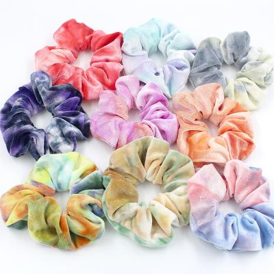 China Custom Fashion Hair Scrunchy Hair Accessories Secret Pocket Invisible Elastic Velvet Scrunchies With Zipper for sale