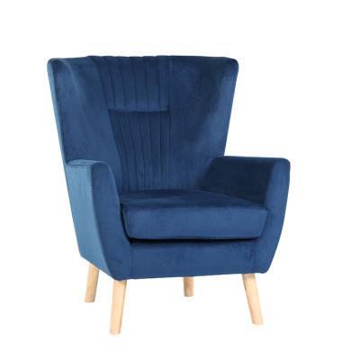 China Accent Chair New Design Modern Velvet Fabric Modern Leisure Armchair for sale