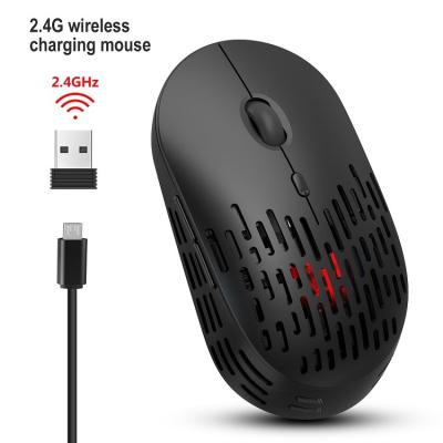 China 3D 2.4Ghz USB Rechargeable Wireless Gaming Mouse Colorful Hole Mice 1600dpi Lightweight Hollow Mouse for sale