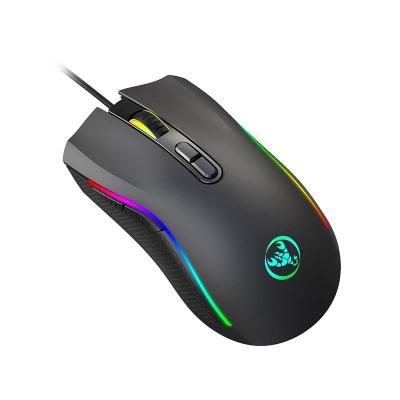 China high end optical 3D RGB USB OEM manufacturer 7200DPI 6D colorful wired gaming mouse for sale