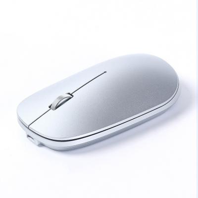 China 3D New Ultra Thin 2.4G 1600dpi Wireless Charging Mute Dual Mode Mouse For Mac iPad IOS for sale