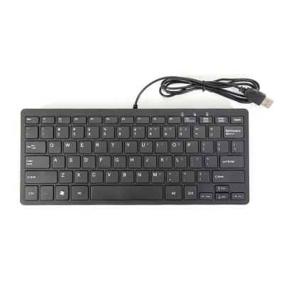 China Type-c Plug & Play Laptop Tablet PC Keyboard 78keys Mini Wired Keypad Slim Mute Waterproof Keyboard for sale