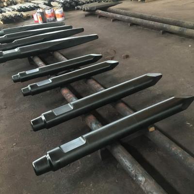 China Hydraulic Breaker Tools Excavator Hydraulic Breaker Breaker Hammer Chisel Rock Chisel Diameter 140 Mm for sale