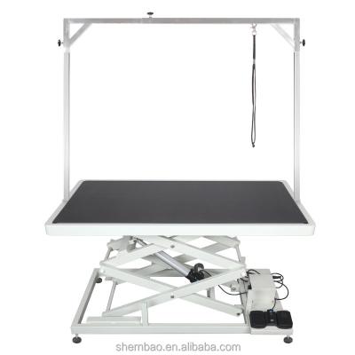 China Sheranbao Viable FT-808 Elevating Dog Grooming Table with Electric Clamps Pet Grooming Table for sale