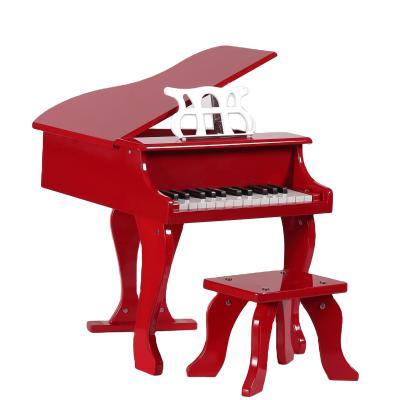 China Wholesale 25 Keys Educational Kids Piano Toy Musical Instrument Set Kids Small Piano With Chair for sale