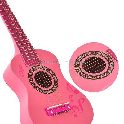 China Children Educational Wooden Musical Instrument Guitar Toys Children Guitar Musical Toy for sale