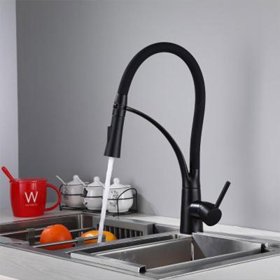 China High Quality Modern Pull Out Brass Pull Down Spray Kitchen Sink Faucets, Control Sink Faucet Kitchen Faucets for sale