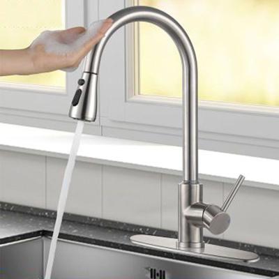 China Factory Outlet Modern Mixer Tap Pull Out Kitchen Faucet, 304 Stainless Steel Kitchen Faucet Mixer Taps for sale