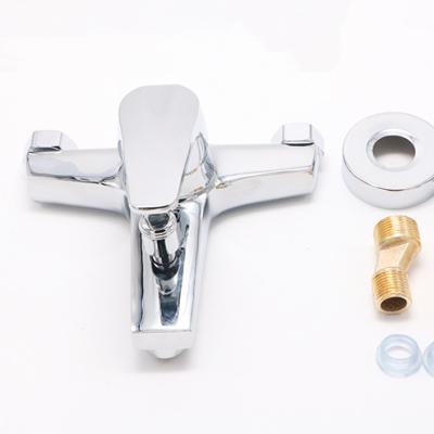 China Modern Wall Mounted Shower Mixer Tap Modern Heater Basin Faucets Copper Bathroom Water Faucet for sale