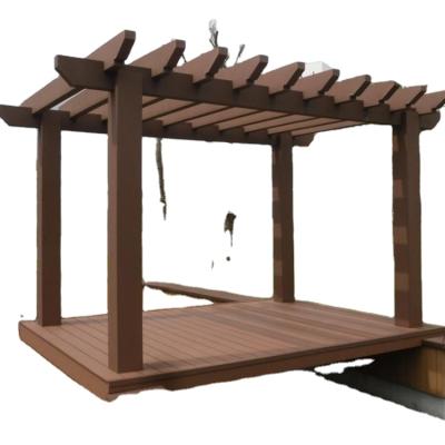 China 2020 New Type Easily Assembled All Wearther Durable Villa WPC Composite Pergola for sale