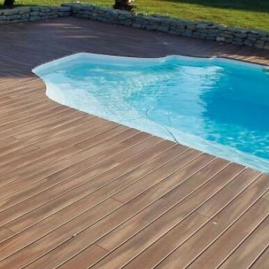 China Outdoor Decking High Character Weather Resistant Wpc Pool Decking for sale