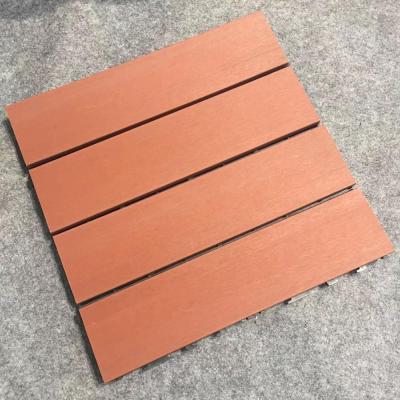 China 2021 Outdoor Decking Hot Sale Wpc DIY Tile For Exterior Use for sale