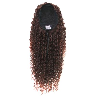 China Drawstring And Clip Novelties Wholesale Alibaba Synthetic Hair 18 Inch Ponytail Hair Extensions Hair Products For Black Women Draw String Ponytail for sale