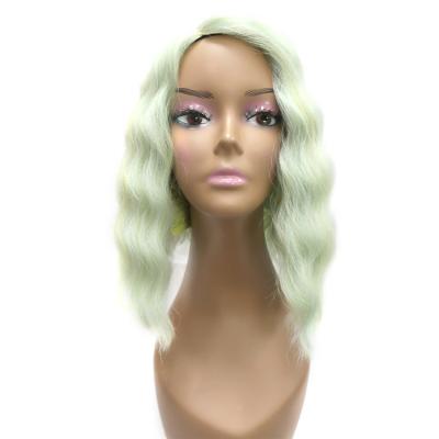 China Wholesale Bright Exotic Short Hair Bob Wig Shoulder Length Loose Body Wave Water Color Synthetic Fiber Wig Soft And Comfortable Contact New Arrivals for sale