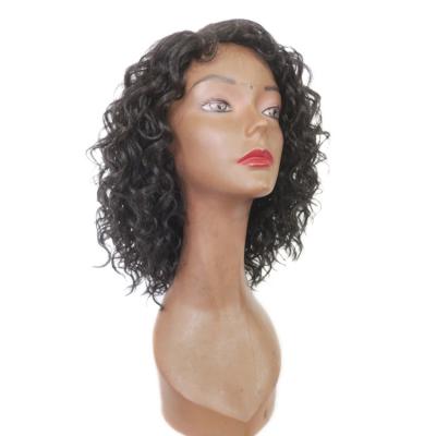 China Curly Wigs For Women Wholesale Synthetic Peruque Middle Deep Hairline Part Curl Kinky Straight Lace Wig Kinky Straight Wig for sale