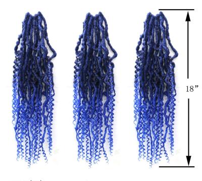 China Crochet Dread Locks New Arrivals Afro Passion Twist Lock Goddess Gypsy NU Faux Locs Wavy Dreadlock Accessories Meche Crochet Extension River Dread for sale