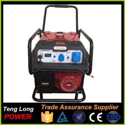 China Povid Electric Power Alternator 220V 5KW Gasoline Generator With 15HP Gasoline Engine for sale