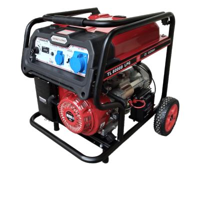 China New Type 2.8KW-8KW LPG / Dual Gasoline Fuel Generator 4L~26L for sale