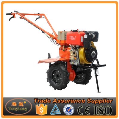 China Agriculture China Electric Start Gearbox Power Tiller With 186F Diesel Engine for sale