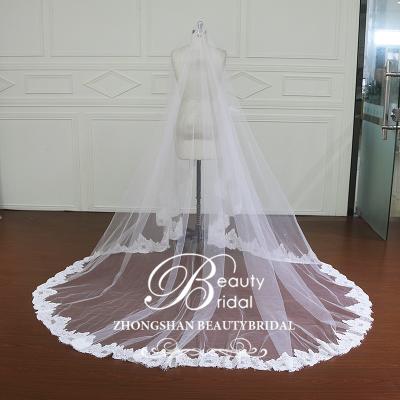 China Lace Edge Fan Veil for sale