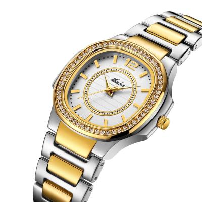 China Chronograph Women Fashion Watch Geneva Designer Ladies Wristwatch Luxury Brand Diamond Quartz 18K Gold Watch Gifts For Women for sale