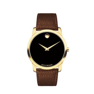 China Water Resistant Drop Shipping Quartz Movement Wholesale Japan Wrist Watch Fashion Gent Luxury Leather Men for sale