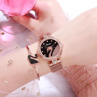 China Wholesale 2020 fashion hot sale cheap women automatic date wrist gift watch set box ladies watches brands for sale