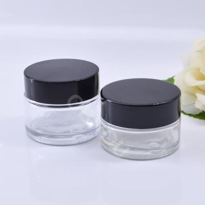 China Wholesale Aseptic Frosted Glass Cosmetic Jars Cosmetic Creams Glass Bottles And Jars Skin Care Glass Jar for sale