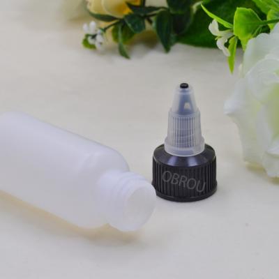 China Fast Shipping Plastic Medicine 30ml 60ml PE Bottles Glue Bottle E Liquid Oils Bottle With Twisted Cap for sale