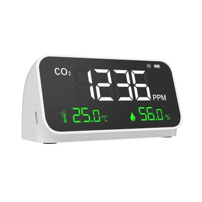 China CO2 Monitoring, Indoor CO2 Temperature and Humidity Monitor, Home Classroom Office Air Quality CO2 Monitor 98*66*30mm for sale