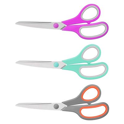 China 8 Inch Universal Cut 3-Pack Comfort-Handle Handle Scissors For Office Home School for sale