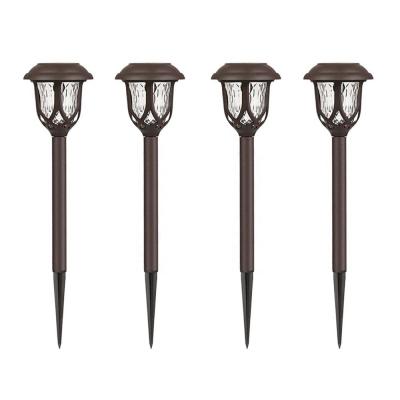 China PP+PS Plastic Solar Pathway Lights Outdoor Solar Garden Lights for Patio, Yard, Driveway for sale