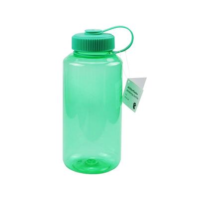 China Tritan Exterior Wide Mouth BPA-Free Water Bottle, 32 oz, Spring Green for sale