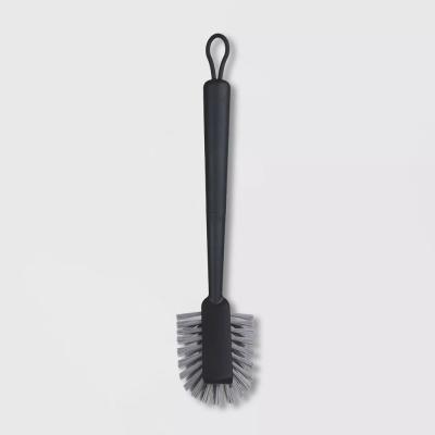 China Sustainable Kitchen Scrub Brushes Ergonomic Non Slip Long Handle For Cleaner Wash Sink Cleaning Dishes for sale