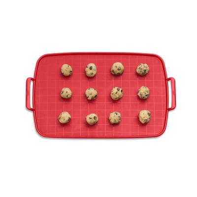 China Viable Kitchenware Baking Tools 3 in 1 Baking Mat Silicon Baking Mat Kitchen Silicone Cooling Mat Holder for sale