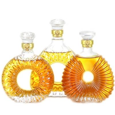 China 500ml 750ml Beverage Glass Bottle Wine Bottle Health Preservation Foreign Louis xiii Brandy XO Lead Free Foreign Wine Bottle for sale