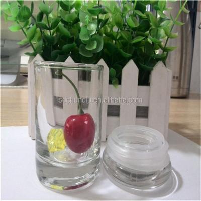 China Home Decoration Hot Sales Lid Cylinder Shape 3oz 90ml Flat Glass Candle Jar With Silicon Ring For Candle Making,Empty Clear Glass Jar for sale